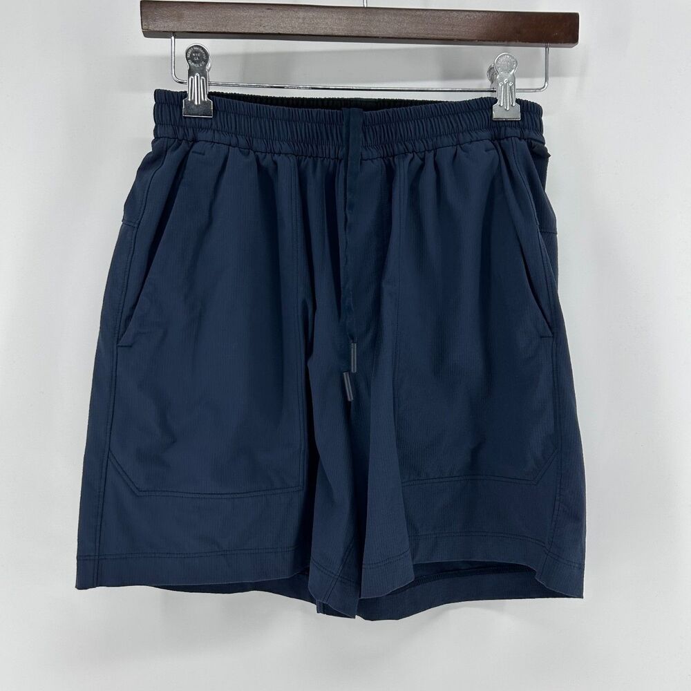 Lululemon Bowline Shorts 5" Ripstop Men's XS Drawstring Stretch Blue Shorts